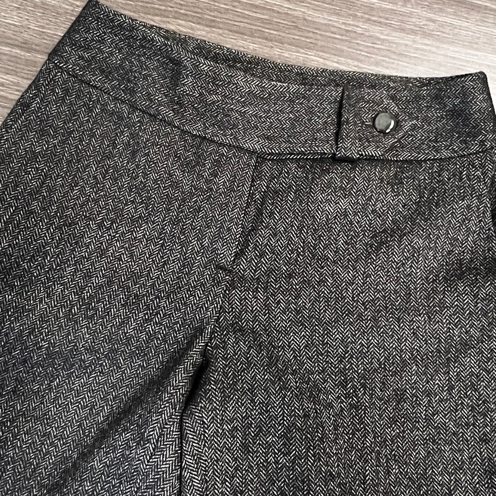TALBOTS Lined Workstyle Gray Office Career Pant. Tailored Lining. Straight leg.